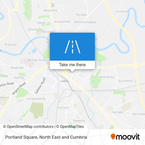 Portland Square map