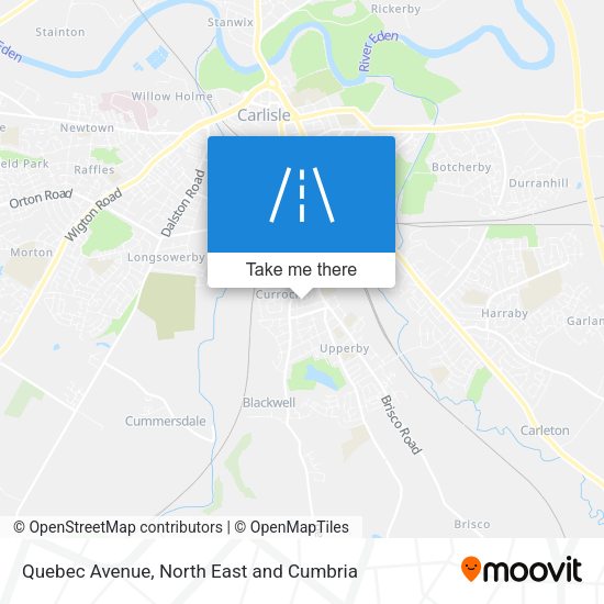 Quebec Avenue map