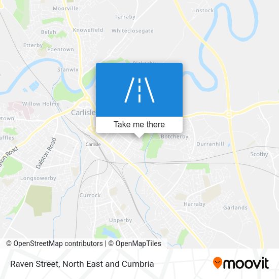 Raven Street map