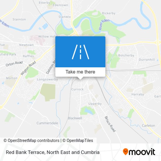 Red Bank Terrace map