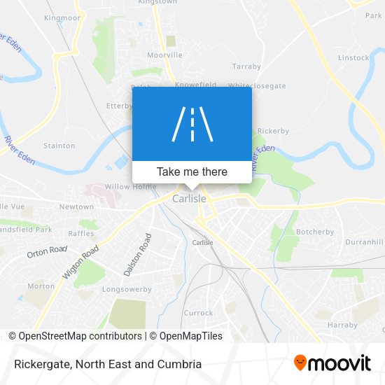 Rickergate map