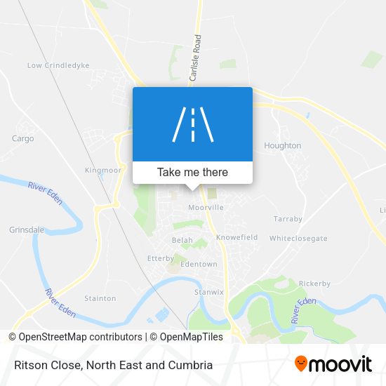 Ritson Close map