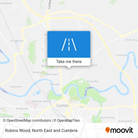 Robins Wood map