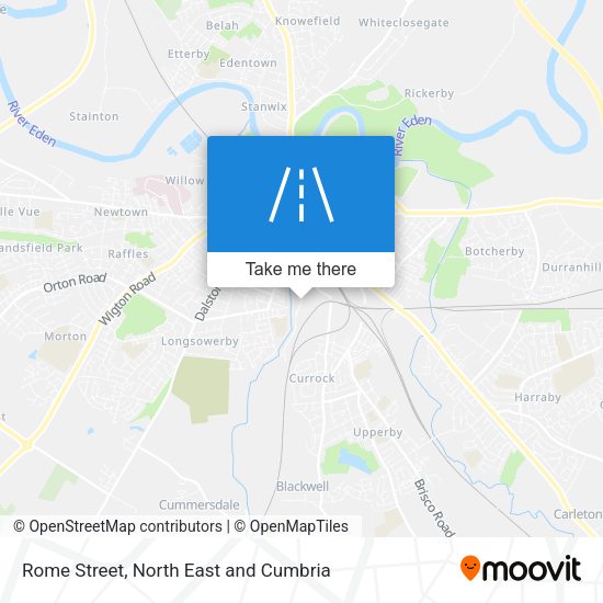 Rome Street map