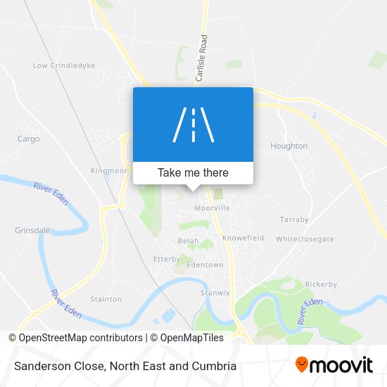 Sanderson Close map