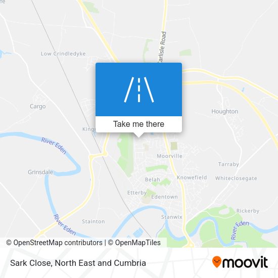 Sark Close map