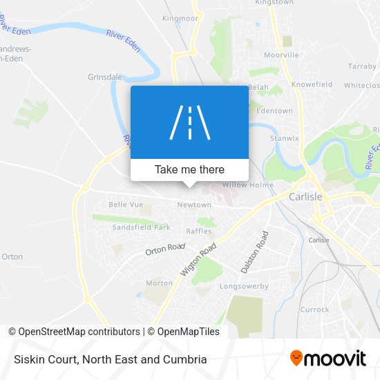 Siskin Court map