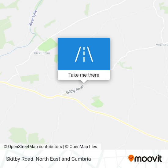 Skitby Road map