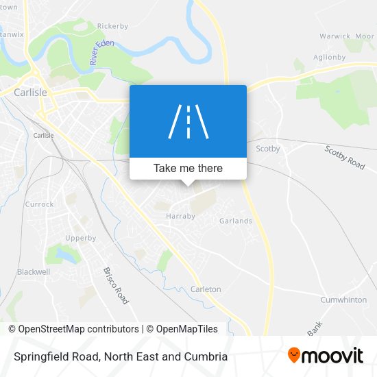 Springfield Road map