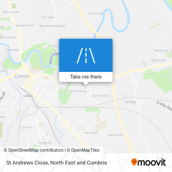 St Andrews Close map