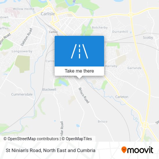St Ninian's Road map