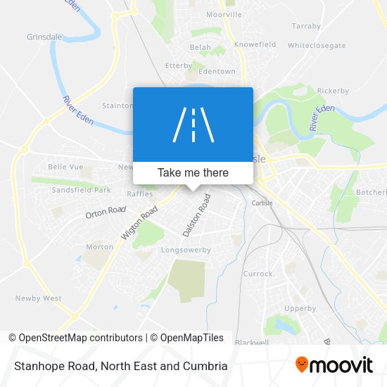Stanhope Road map