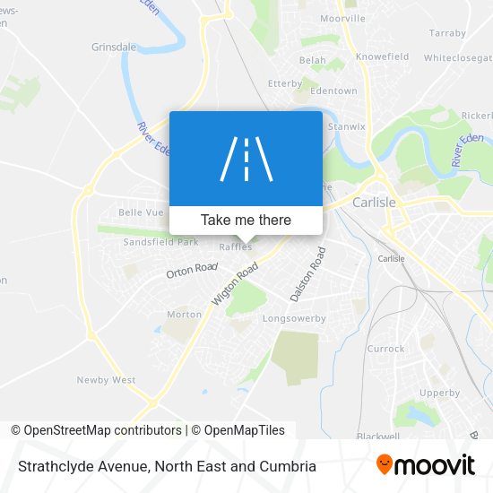 Strathclyde Avenue map