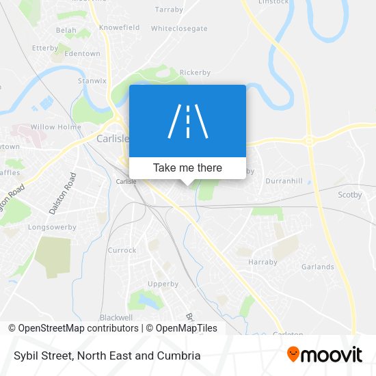 Sybil Street map