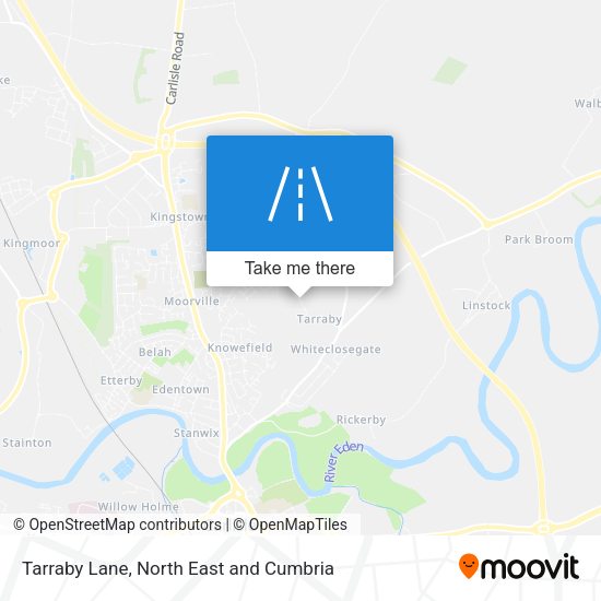 Tarraby Lane map