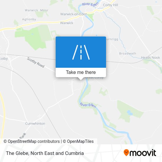 The Glebe map