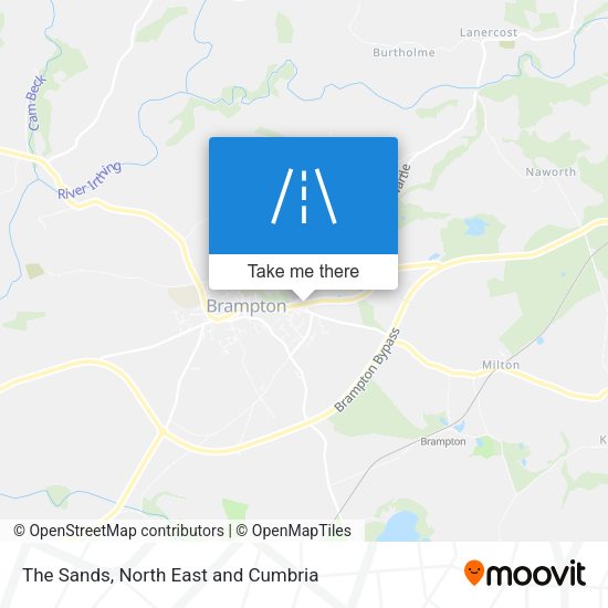 The Sands map