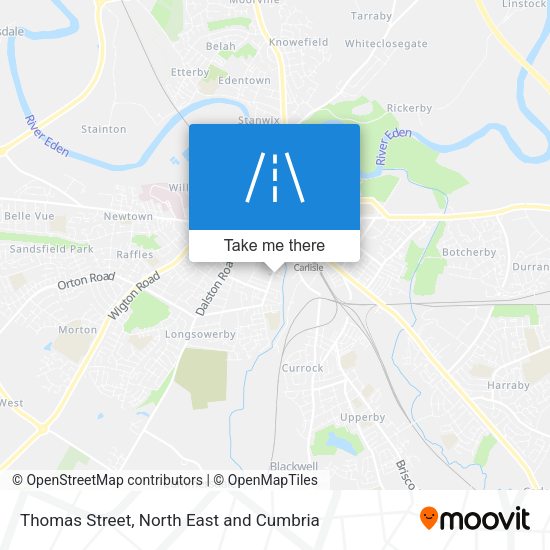 Thomas Street map