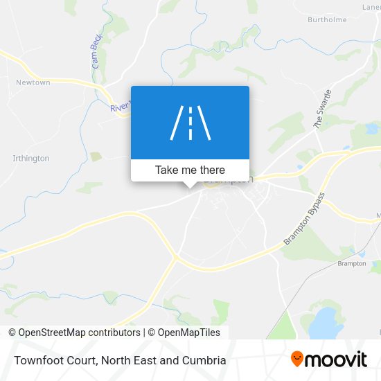 Townfoot Court map