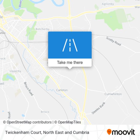 Twickenham Court map