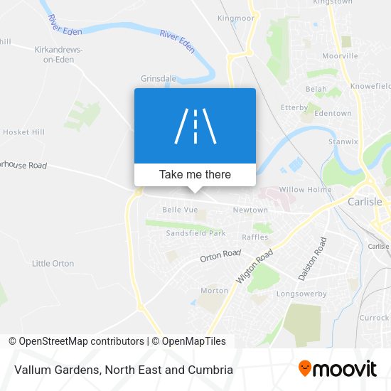 Vallum Gardens map