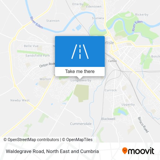 Waldegrave Road map