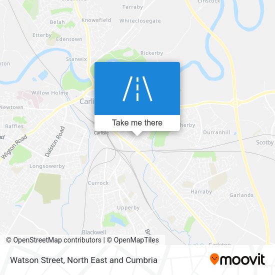 Watson Street map