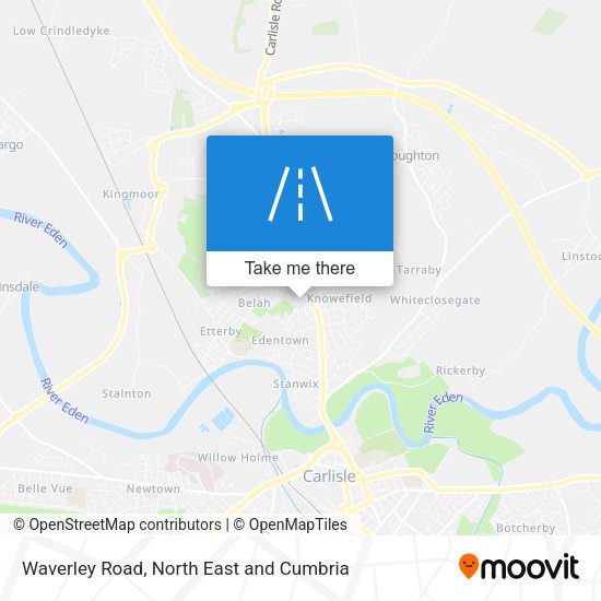 Waverley Road map