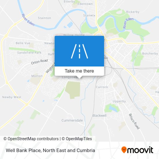 Well Bank Place map