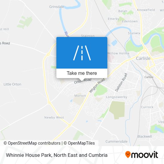 Whinnie House Park map