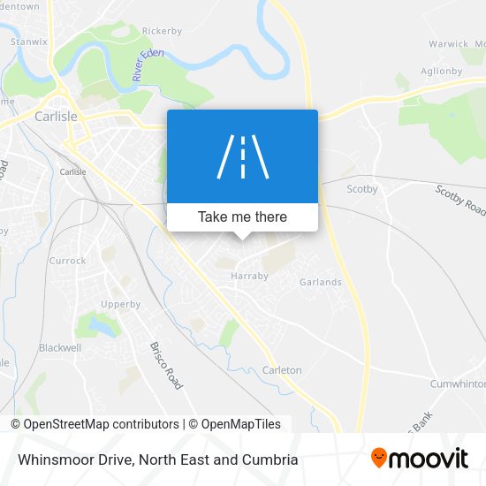 Whinsmoor Drive map