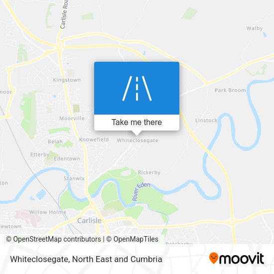 Whiteclosegate map