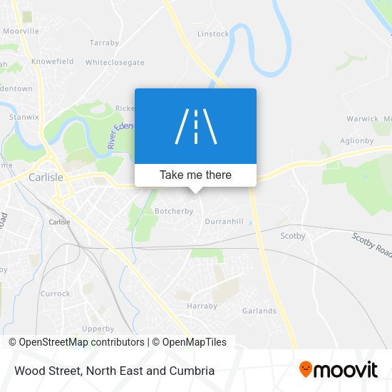 Wood Street map