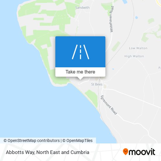 Abbotts Way map