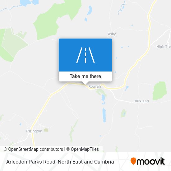 Arlecdon Parks Road map