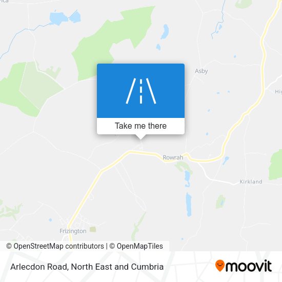 Arlecdon Road map