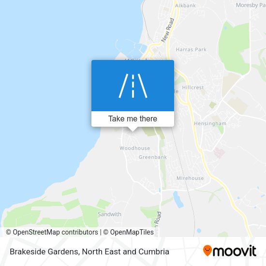 Brakeside Gardens map