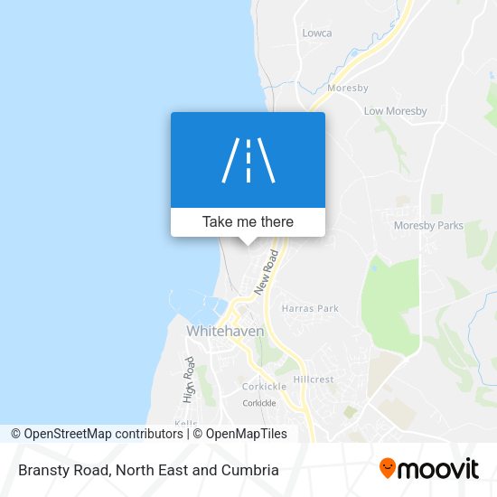 Bransty Road map
