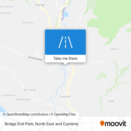 Bridge End Park map