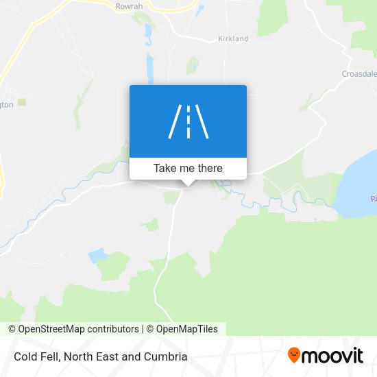 Cold Fell map