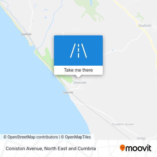 Coniston Avenue map