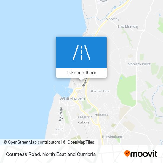 Countess Road map