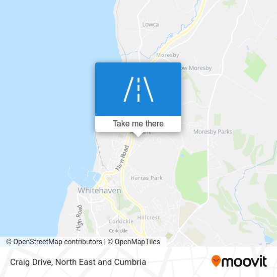 Craig Drive map