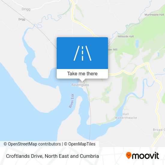 Croftlands Drive map