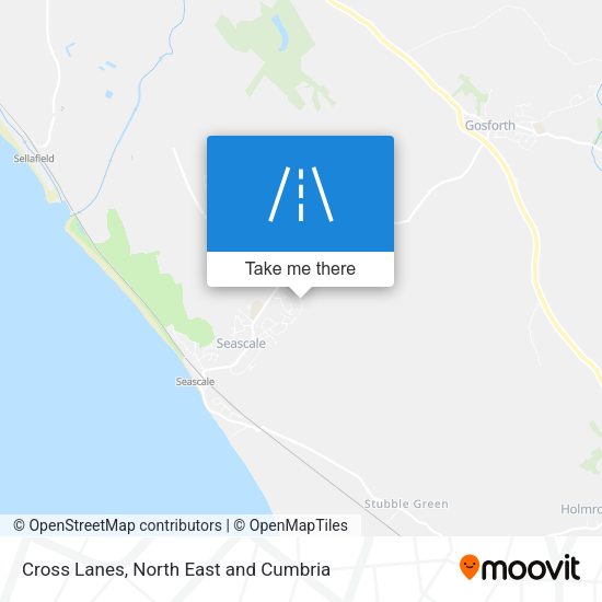 Cross Lanes map