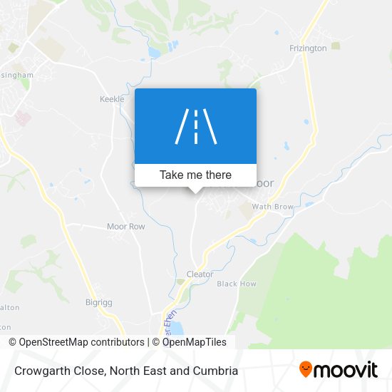 Crowgarth Close map