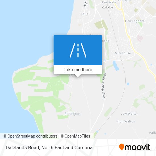 Dalelands Road map