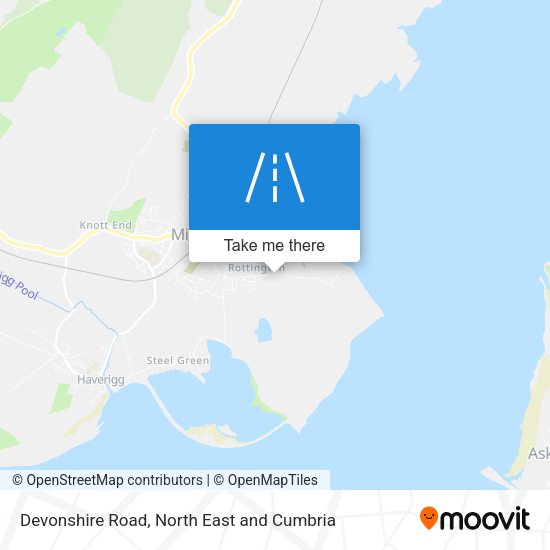 Devonshire Road map