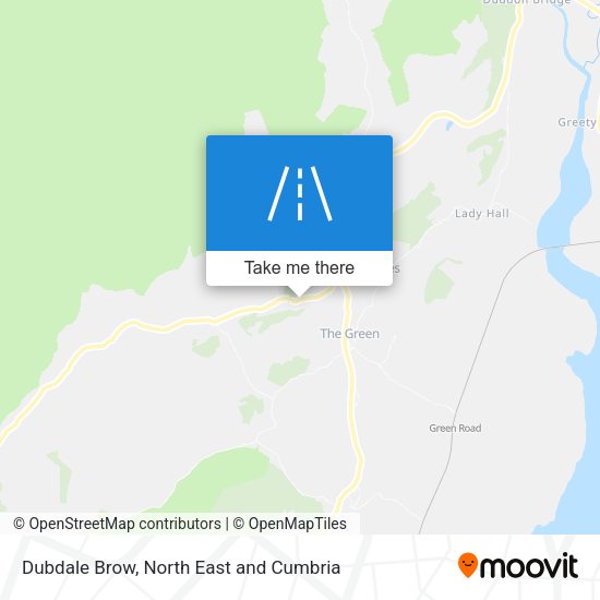 Dubdale Brow map