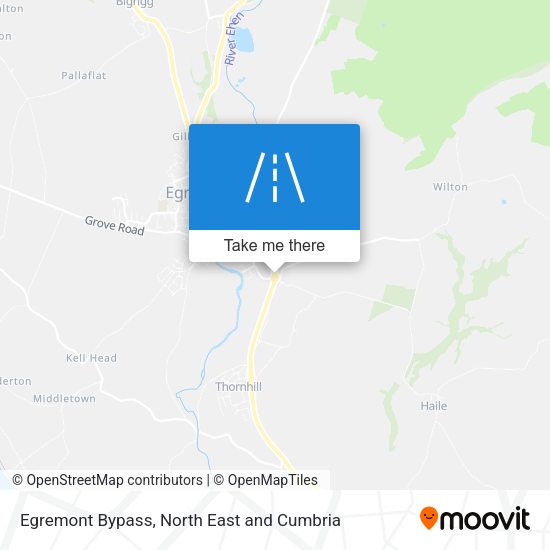 Egremont Bypass map